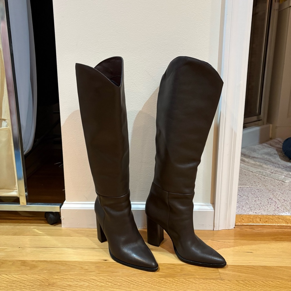 Steve Madden Dark Brown Knee High Boots